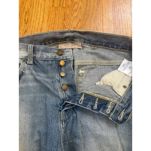 FEAR OF GOD button fly straight leg jeans 28 - Picture 3 of 10